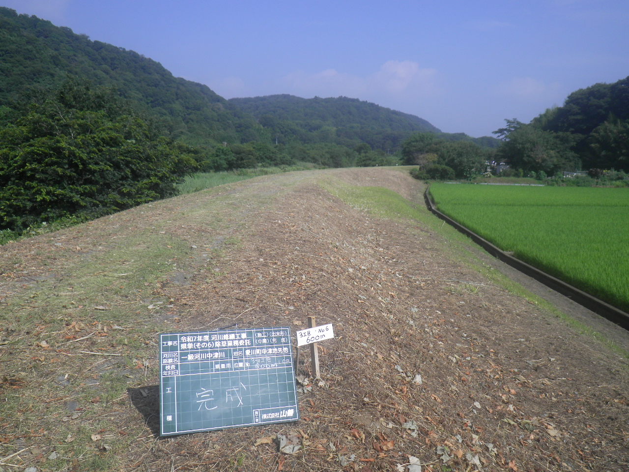 令和7年度 河川修繕工事 県単(その6)除草業務委託の外観